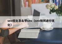 seo优化怎么学seo（seo如何进行优化）