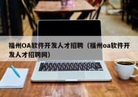 福州OA软件开发人才招聘（福州oa软件开发人才招聘网）