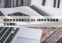 软件开发流程是什么365（软件开发流程是什么模型）